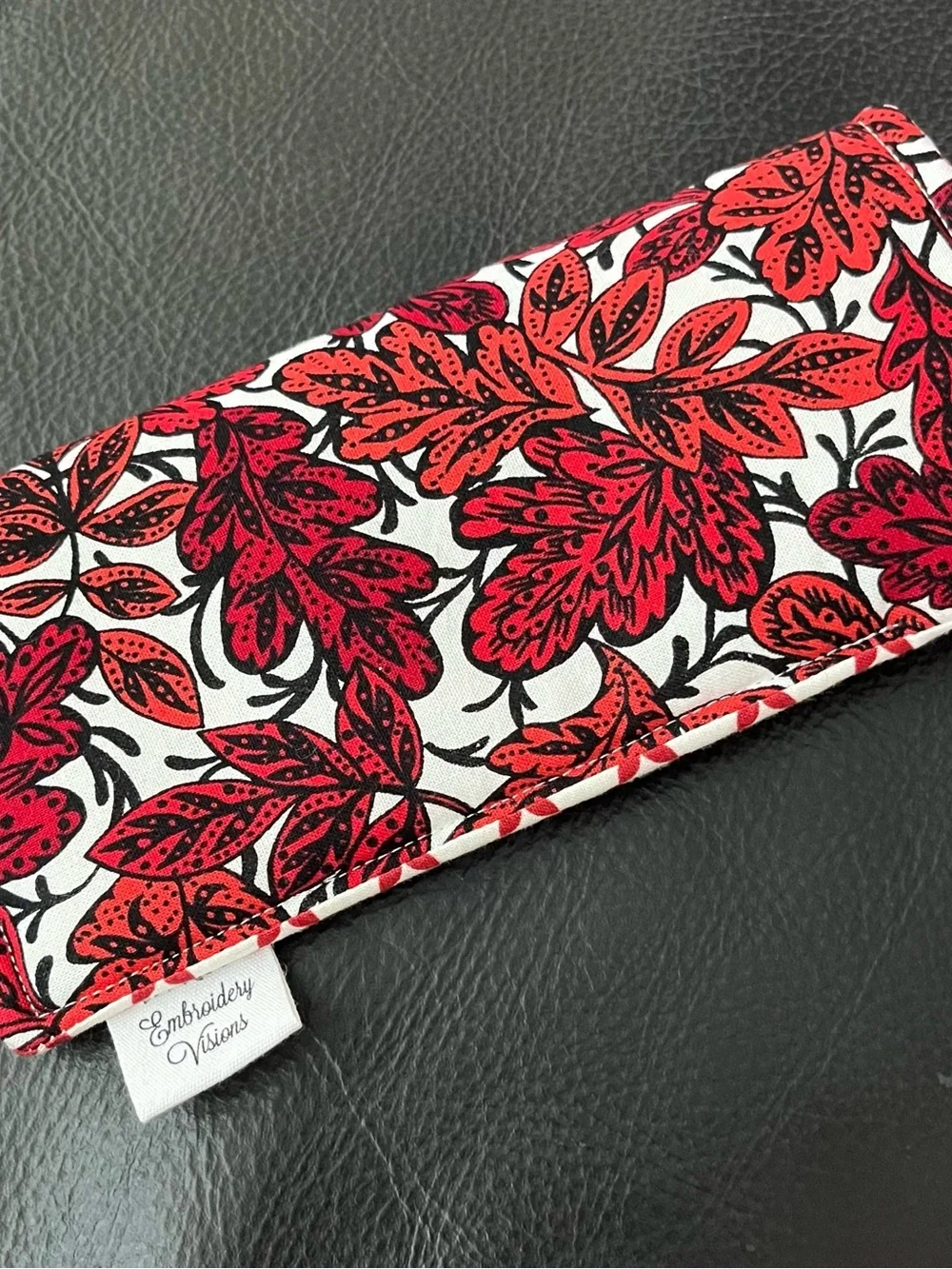 Embroidery Visions stylish red